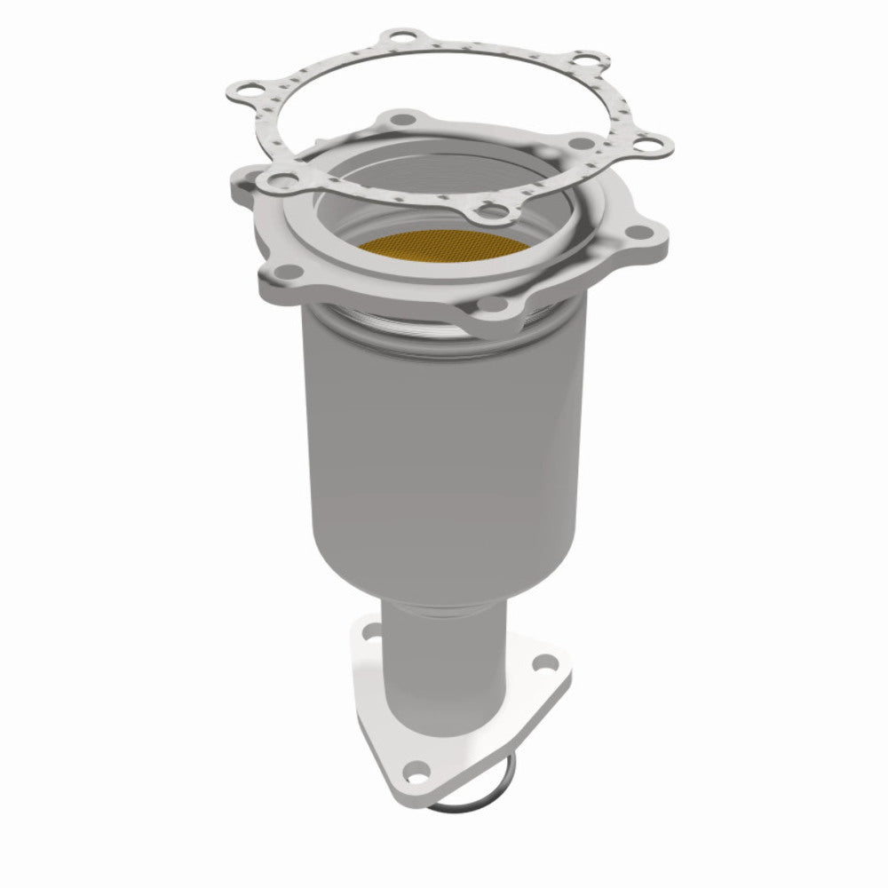 MagnaFlow direct-fit catalytic converter fits 2001-2004 Nissan Pathfinder and 2001 INFINITI QX4, this and 2001-2004 Pathfinder passenger side 3.5L passenger side stainless steel CA