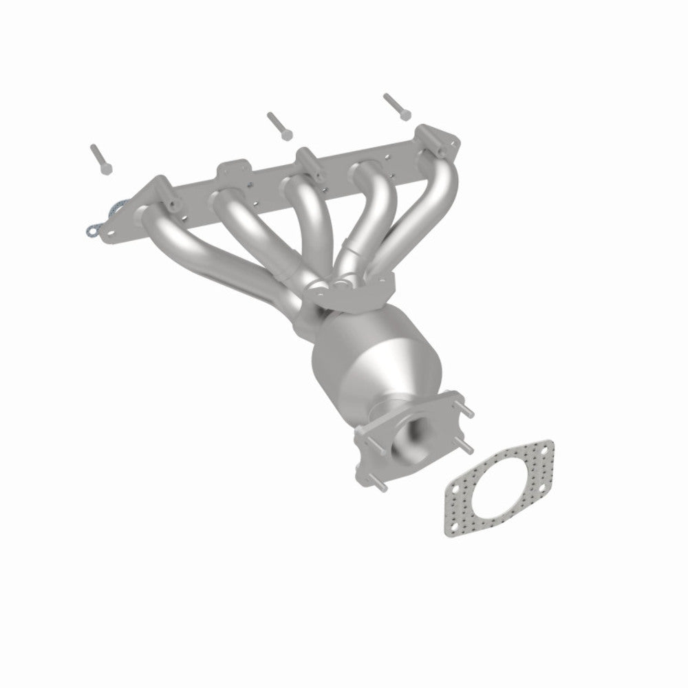 MagnaFlow direct-fit catalytic converter fits 2001-2005 Volvo S60 and Volvo V70 and 2001-2005 Volvo S60 2.4L stainless steel Federal EPA compliant OBDII 24425