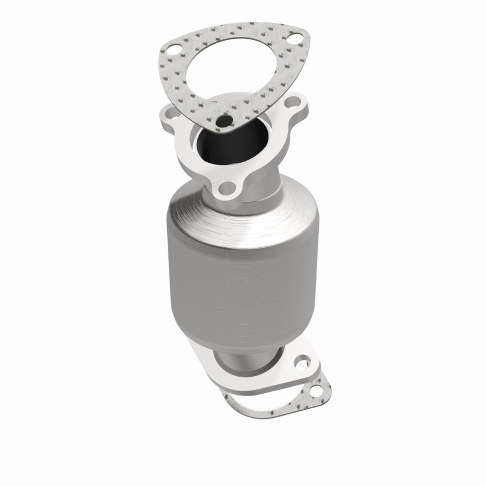 MagnaFlow direct-fit catalytic converter fits 2000-2005 Mitsubishi Eclipse, 2001-2005 Dodge Stratus, and more, this and 01 Eclipse 3.0L frt 3.0L stainless steel CARB compliant OBDI