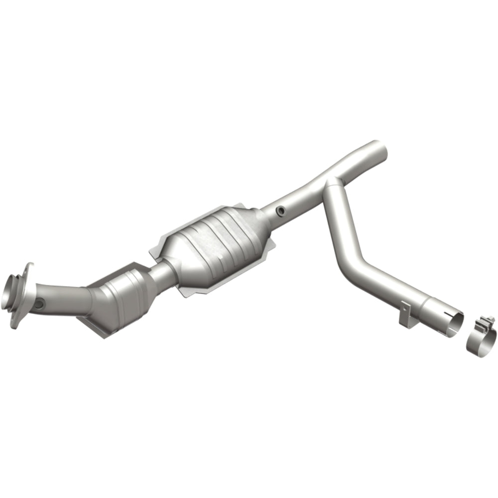 MagnaFlow direct-fit catalytic converter fits 2001-2003 Ford F-150 5.4L and 2001-2002 Lincoln Navigator 5.4L stainless steel CARB compliant OBDII 51544
