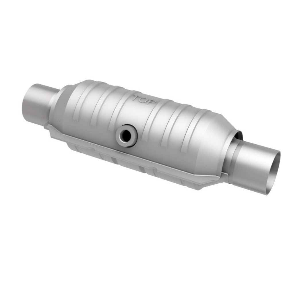 MagnaFlow universal catalytic converter 2.25 inch inlet/outlet stainless steel CARB compliant 454355