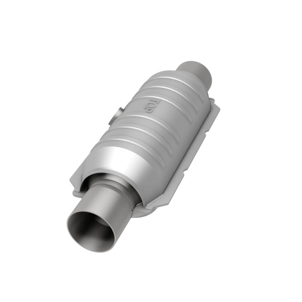 MagnaFlow universal catalytic converter 2.25 inch inlet/outlet stainless steel CARB compliant 454355