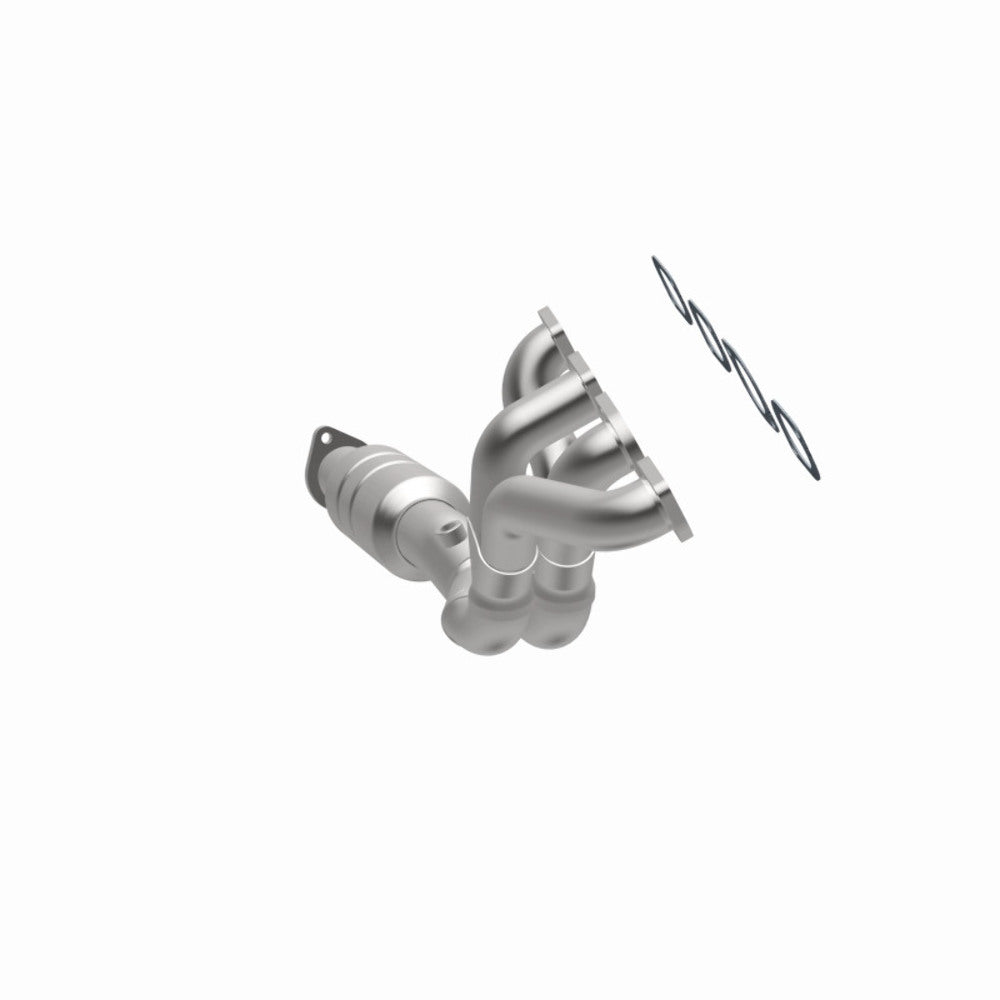 MagnaFlow direct-fit catalytic converter for 2002-2003 BMW 4.4L passenger side stainless steel Federal EPA compliant OBDII 24194