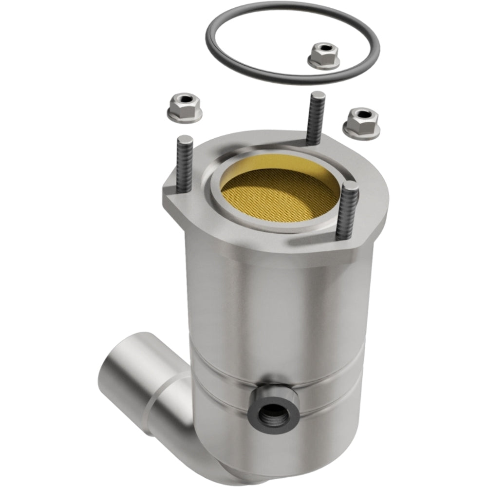 MagnaFlow direct-fit catalytic converter fits 2002-2003 Jaguar X-Type Front stainless steel CARB compliant OBDII 51432