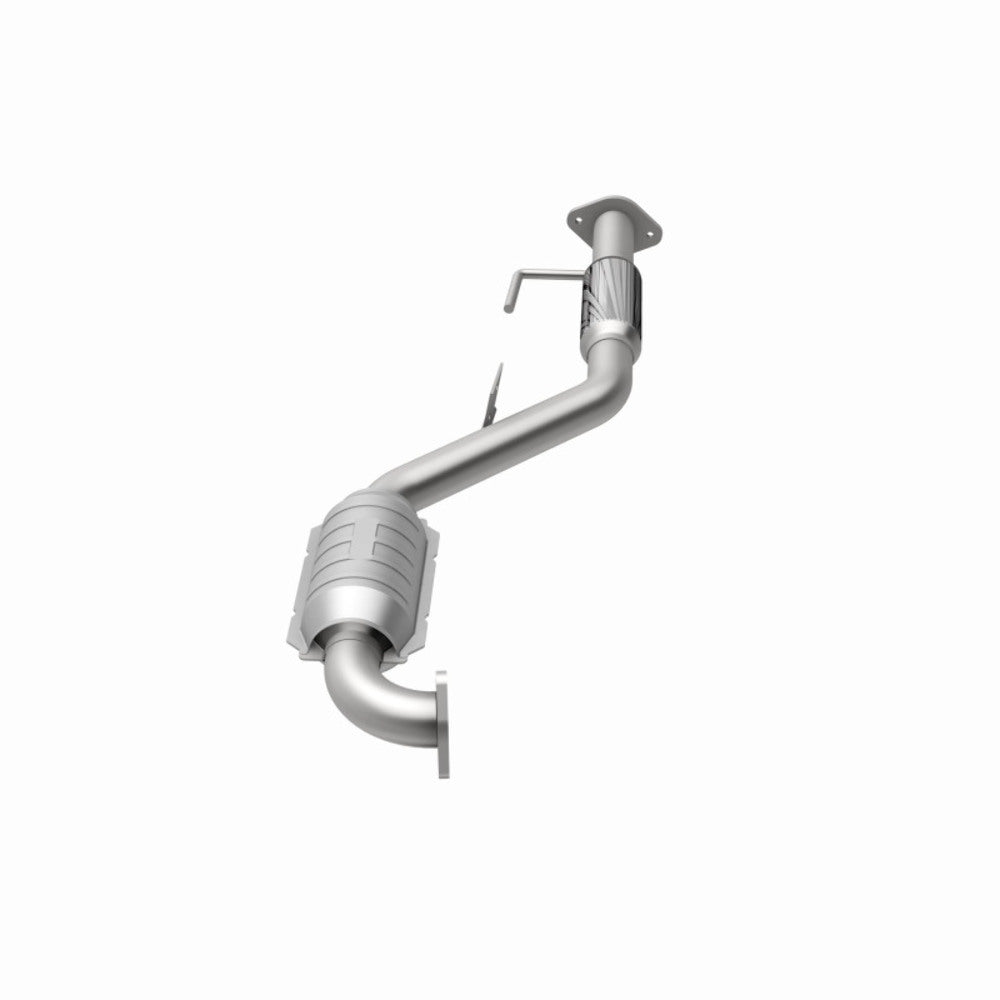 MagnaFlow direct-fit catalytic converter fits 2002-2006 Mazda MPV 3.0L and 2002-2003 MPV 3.0L passenger side rr 3.0L passenger side stainless steel CARB compliant OBDII 49567