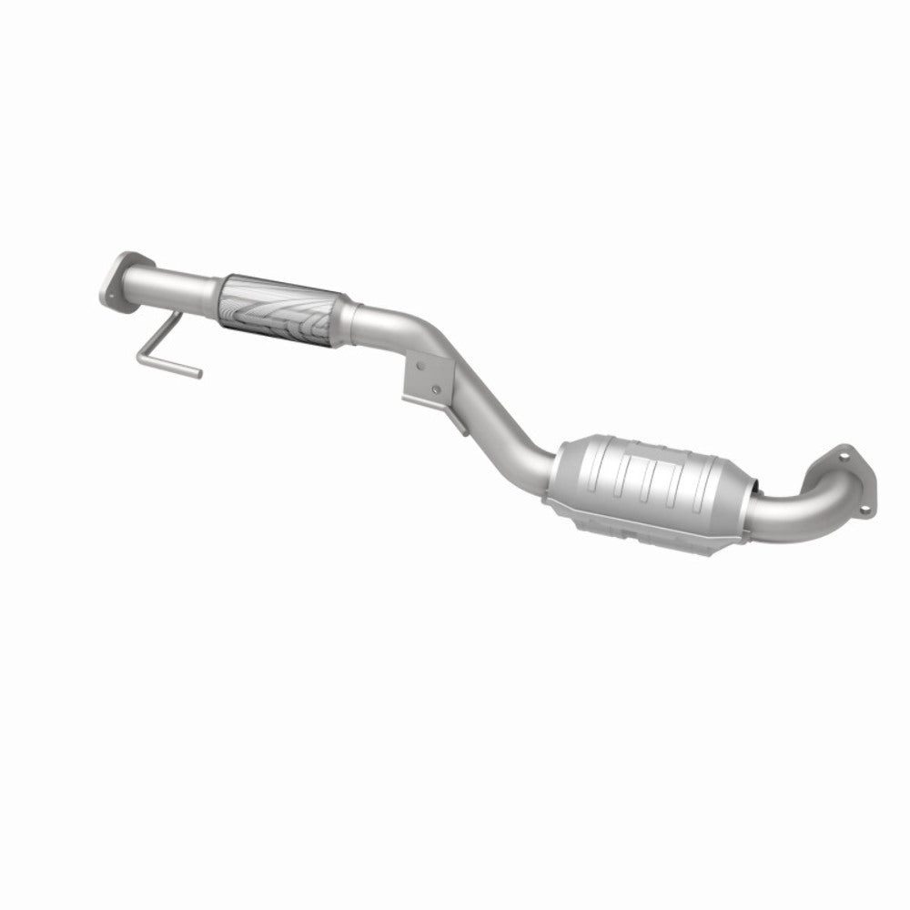 MagnaFlow direct-fit catalytic converter fits 2002-2006 Mazda MPV 3.0L and 2002-2003 MPV 3.0L passenger side rr 3.0L passenger side stainless steel CARB compliant OBDII 49567