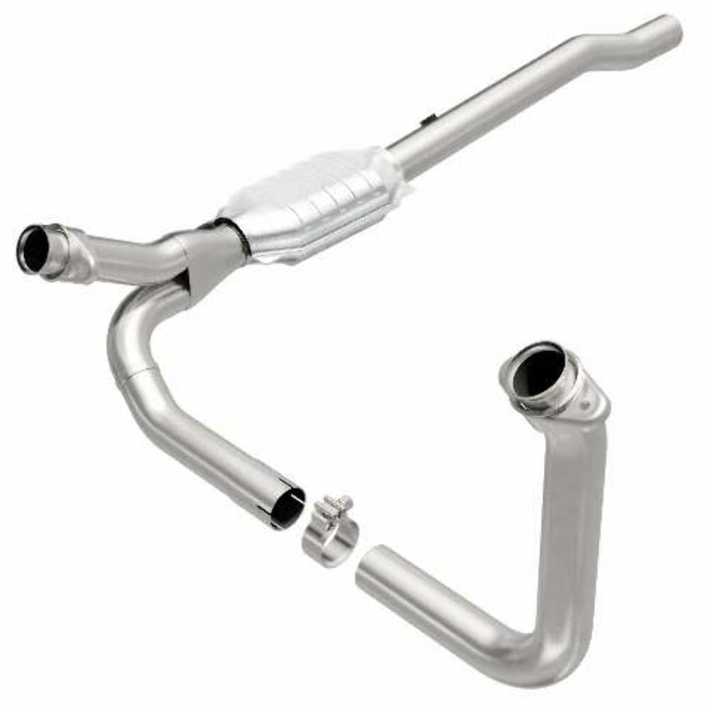 MagnaFlow direct-fit catalytic converter for 2002-2003 Ram 4.7 inch inlet/outlet stainless steel Federal EPA compliant OBDII 93616