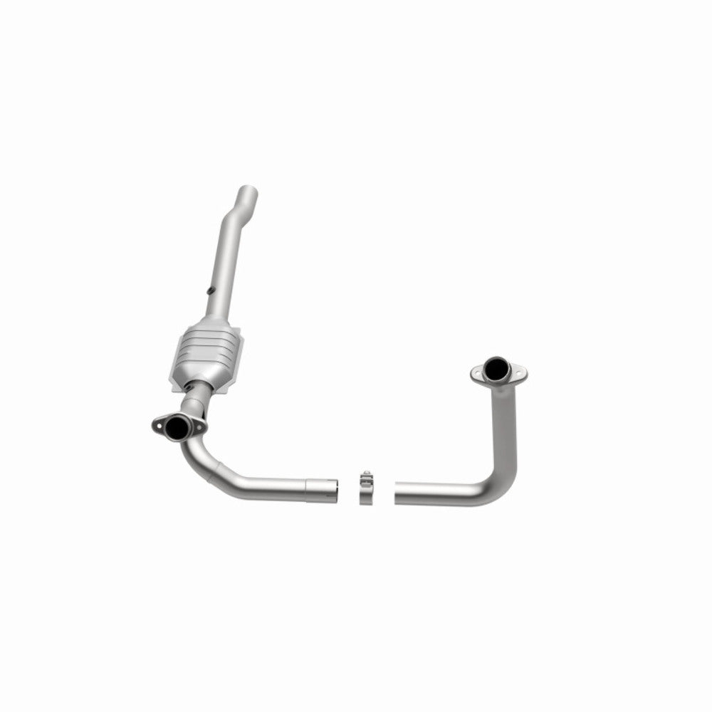 MagnaFlow direct-fit catalytic converter for 2002-2003 Ram 4.7 inch inlet/outlet stainless steel Federal EPA compliant OBDII 93616