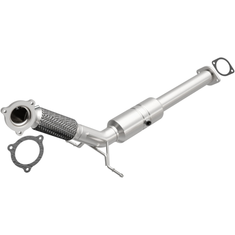 MagnaFlow direct-fit catalytic converter fits 2002-2004 Volvo S60 and Volvo V70, this and 2002-2003 Volvo S60 2.4L stainless steel CARB compliant OBDII 51487