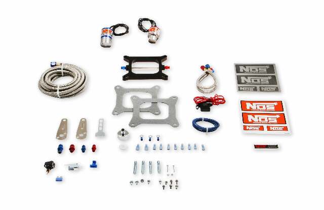 NOS big shot nitrous system Holley 4150 flange) -6AN 10 lb blue wet plate single stage 02101NOS