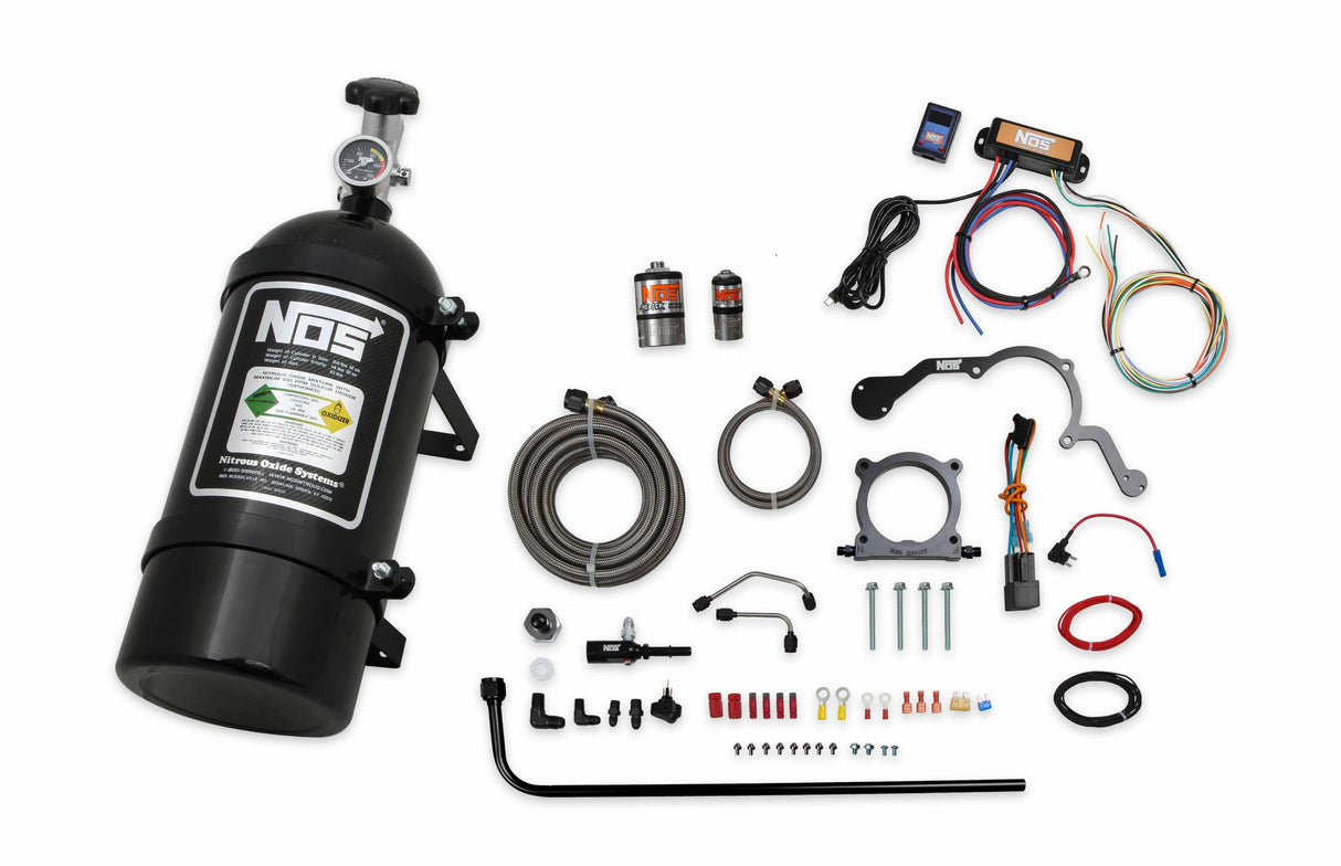 NOS plate wet nitrous system - Ford - 02127BNOS -6AN 10 lb blue black 2493