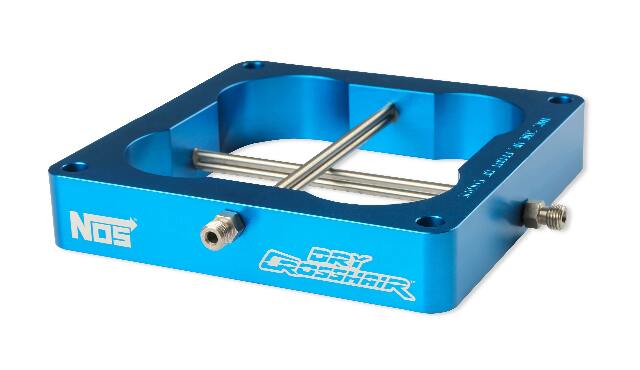 NOS crosshair plate 4500 dominator flange professional kit - dry blue 02157NOS
