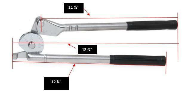 Professional Lever Style Tubing Bender 3/8 - 028ERL