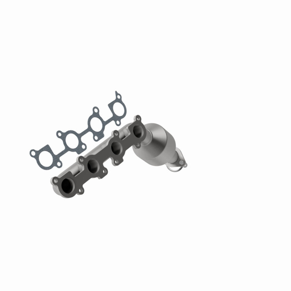 MagnaFlow direct-fit catalytic converter fits 2003-2004 Toyota 4Runner and 2003-2005 Lexus GX470, this and 2003-2004 4Run 4.7 passenger side mani passenger side 4.7 inch inlet/outl