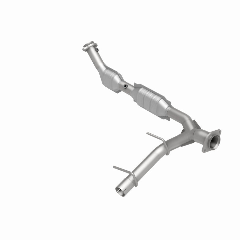 MagnaFlow direct-fit catalytic converter fits 2003-2004 Ford Expedition 4.6L and 2003-2004 Exped passenger side 4.6L passenger side stainless steel CARB compliant 458022