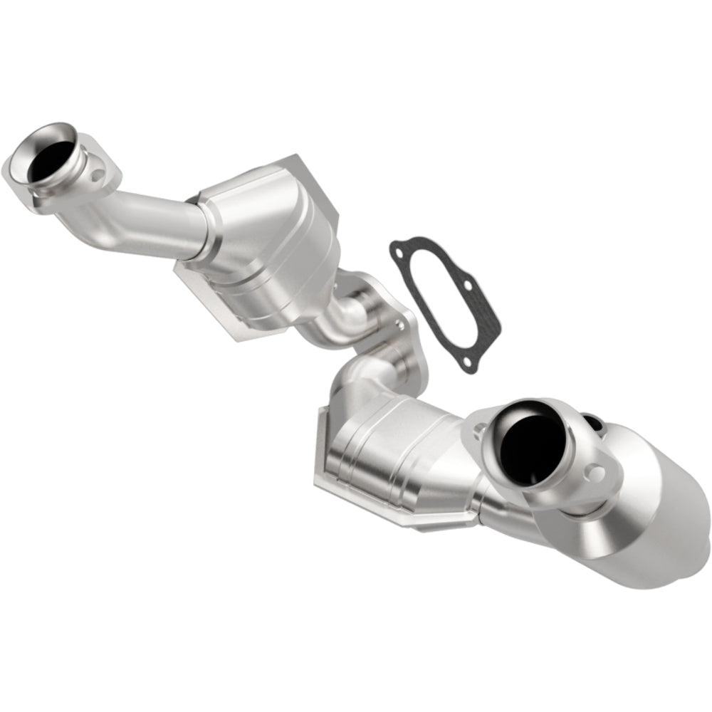 MagnaFlow direct-fit catalytic converter fits 2001-2003 Ford Ranger and Mazda B3000, this and 2003-2004 Ranger 3.0L stainless steel Federal EPA compliant OBDII 93168