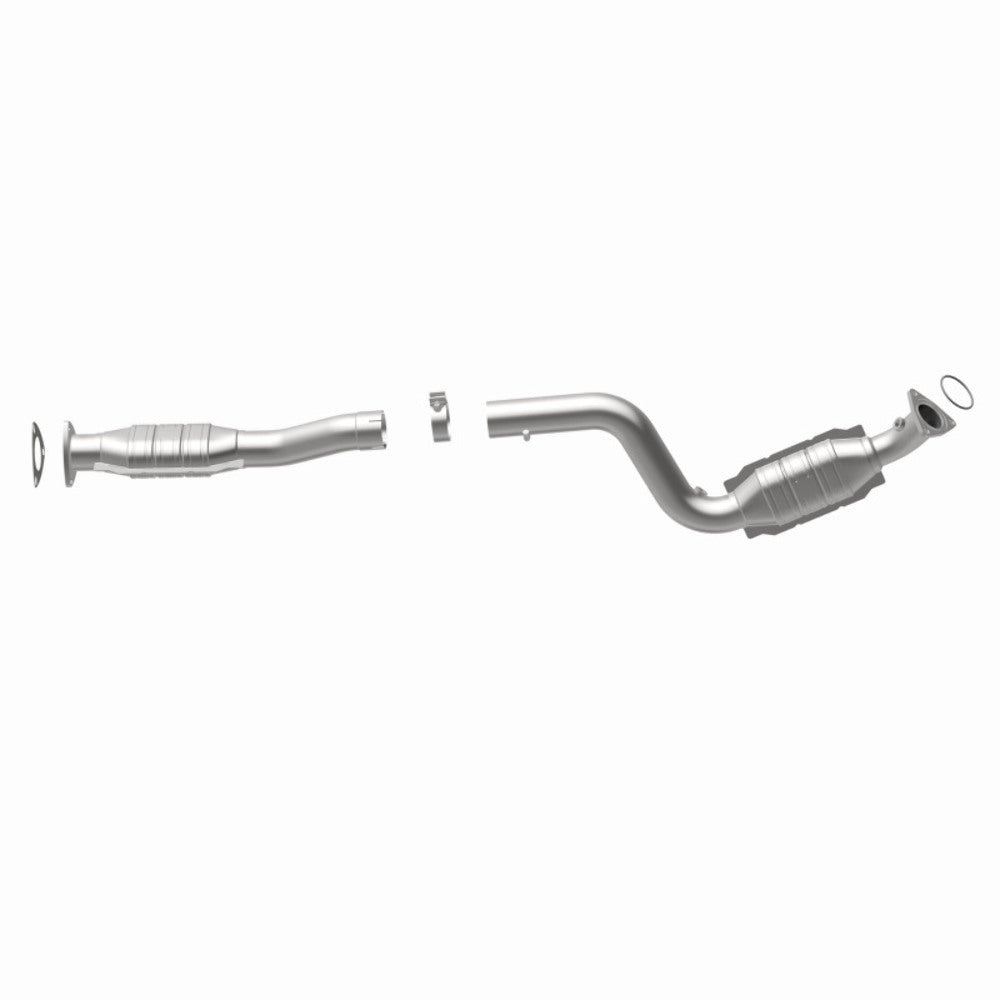 MagnaFlow direct-fit catalytic converter fits 2003-2007 Chevrolet Express 3500, Chevrolet Express 2500, and additional vehicles and 2003-2005 Express 2500 4.8L passenger side 4.8L