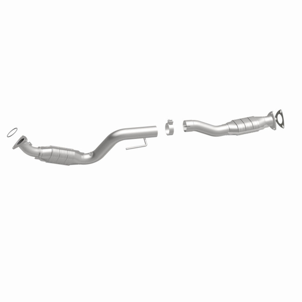 MagnaFlow direct-fit catalytic converter fits 2003-2007 Chevrolet Express 3500, Chevrolet Express 2500, and additional vehicles and 2003-2005 Express 2500 4.8L passenger side 4.8L