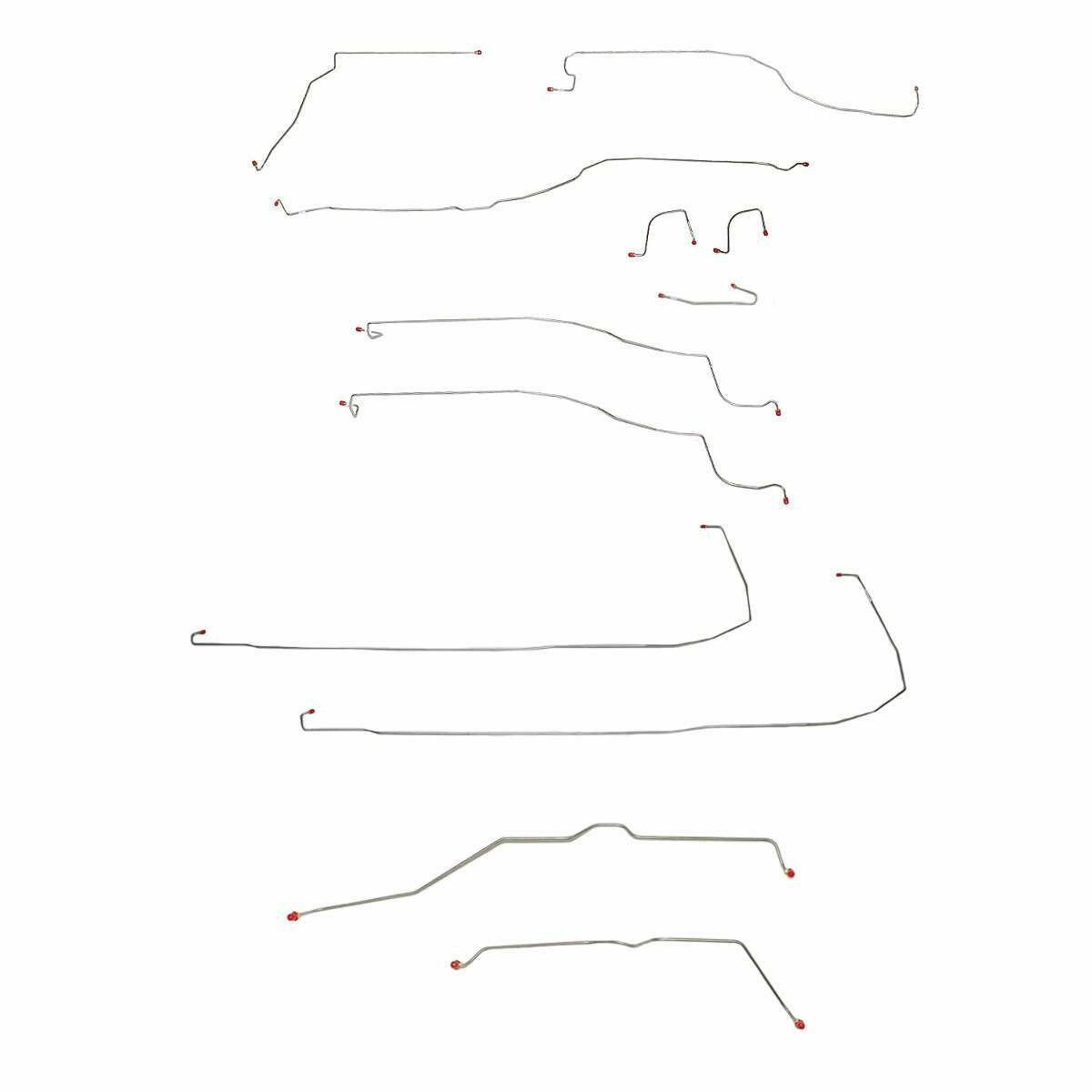 t 03-06 Escalade 2WD Traction Control Brake Line Set S/S Fine Lines CBK0123SS Fine Lines