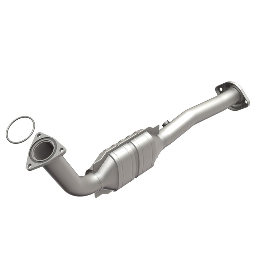 MagnaFlow direct-fit catalytic converter fits 2003-2006 Hummer H2 6.0L and 2003-2006 Hummer H2 6.0L passenger side 6.0L passenger side stainless steel Federal EPA compliant OBDII 2