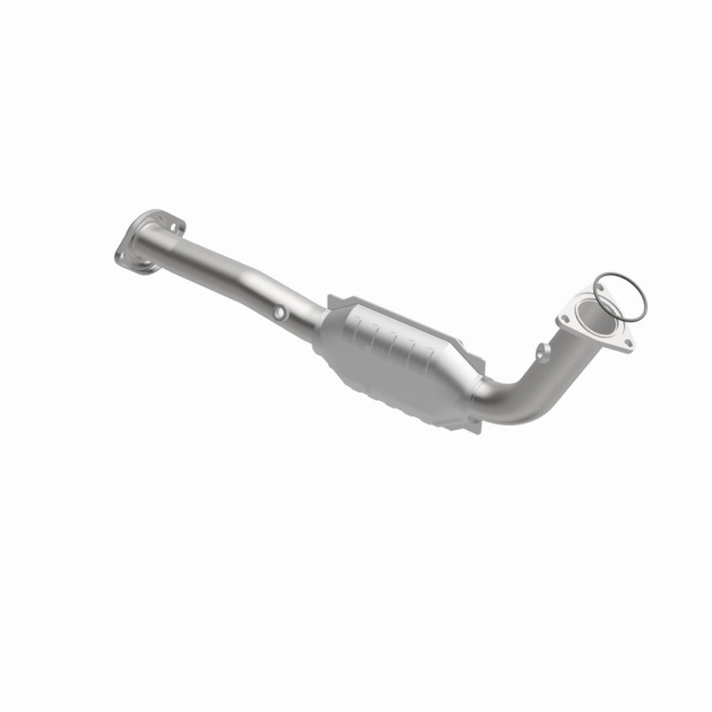 MagnaFlow direct-fit catalytic converter fits 2003-2006 Hummer H2 6.0L and 2003-2006 Hummer H2 6.0L passenger side 6.0L passenger side stainless steel CARB compliant OBDII 51200