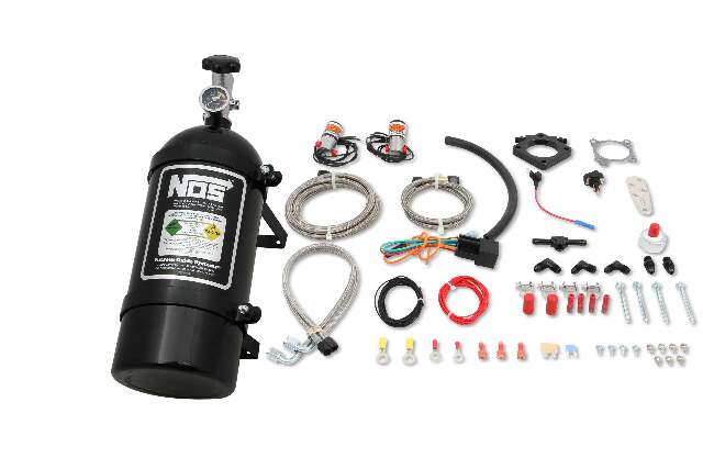 NOS plate wet nitrous system - can-am maverick X3 - 03026-10BNOS .450 -4AN 2.5 lb blue black