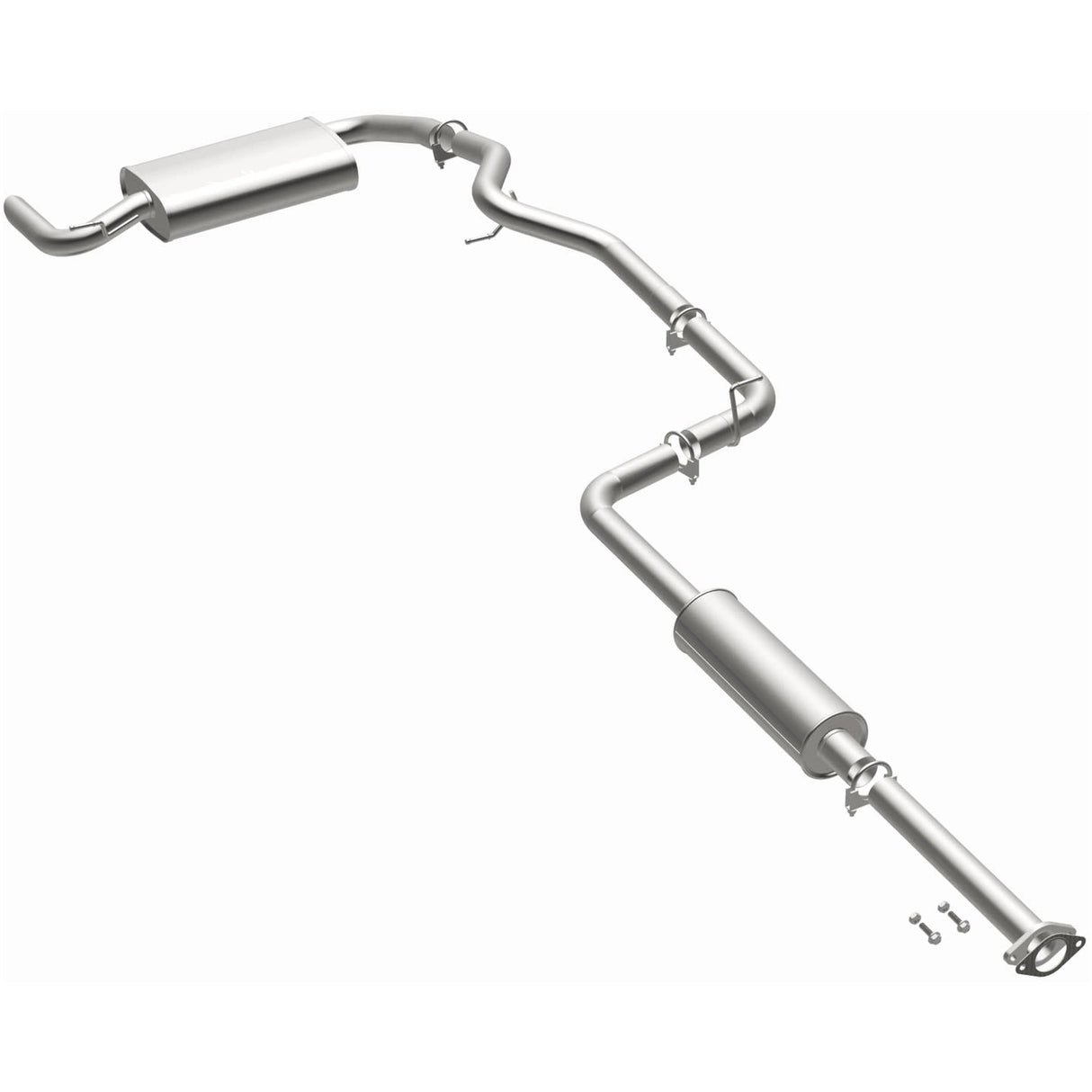 Fits 2012-2018 Ford Focus 2.0L Direct-Fit Replacement Exhaust System aluminized steel