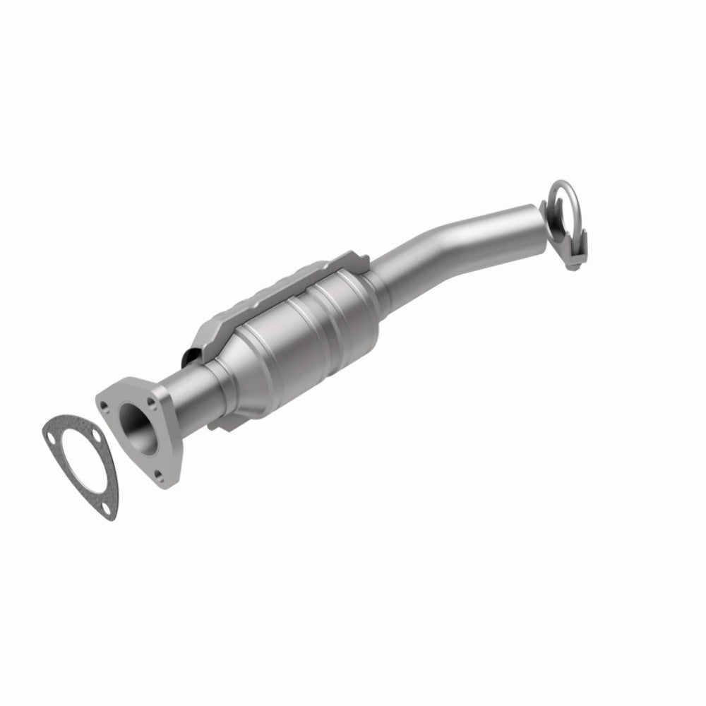 MagnaFlow direct-fit catalytic converter fits 2004-2005 Suzuki Forenza and 2005 Suzuki Reno, this and 2004-2005 Suzuki Forenza 2.0L stainless steel CARB compliant OBDII 49812