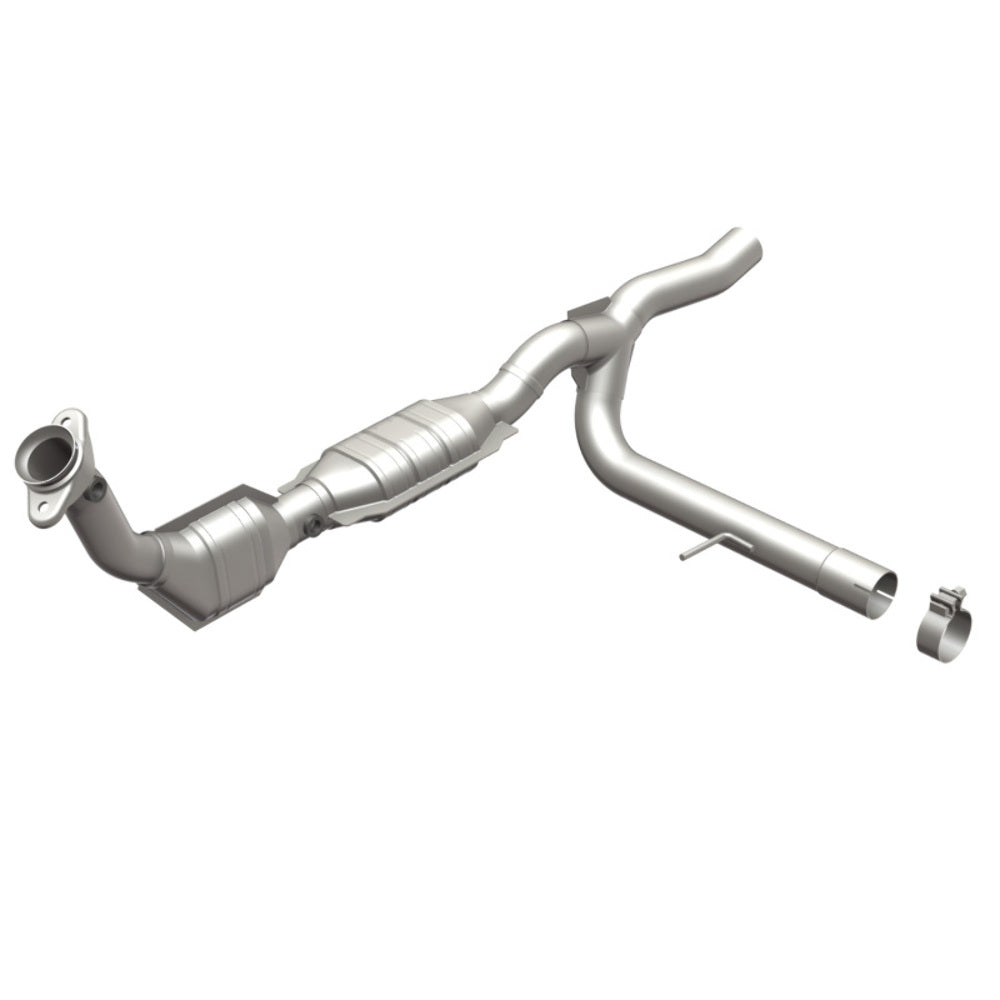 MagnaFlow direct-fit catalytic converter for 2004-2008 Ford F-150 5.4L passenger side stainless steel CARB compliant OBDII 51744