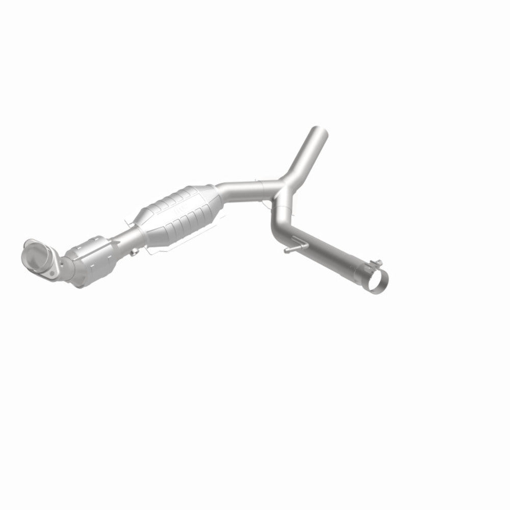 MagnaFlow direct-fit catalytic converter for 2004-2008 Ford F-150 5.4L passenger side stainless steel Federal EPA compliant OBDII 93665