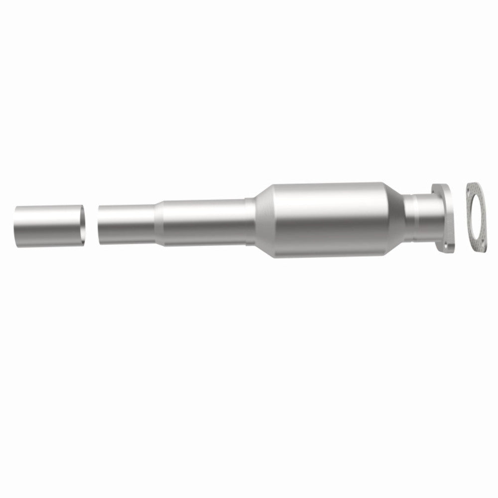 MagnaFlow direct-fit catalytic converter for 2004-2006 Mazda 2 inch inlet 2.3 inch outlet stainless steel Federal EPA compliant OBDII 24178