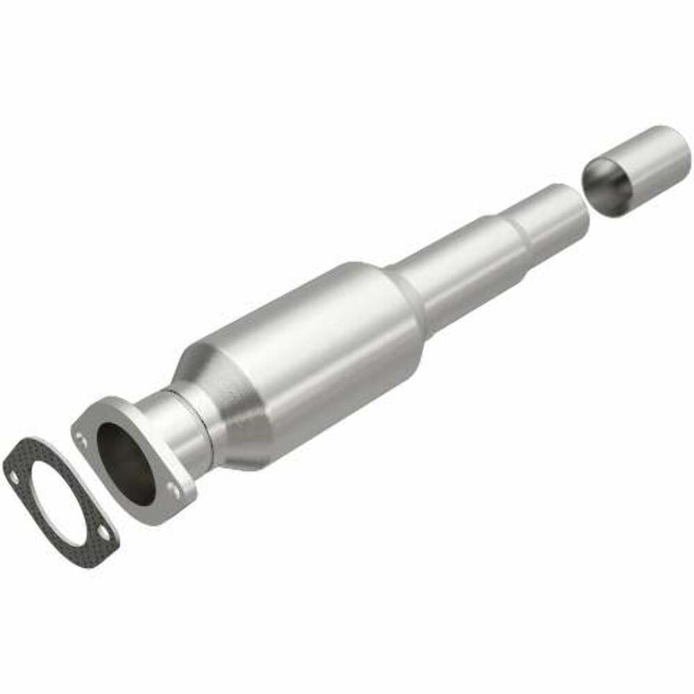 MagnaFlow direct-fit catalytic converter for 2004-2006 Mazda 2 inch inlet 2.3 inch outlet stainless steel CARB compliant 49145