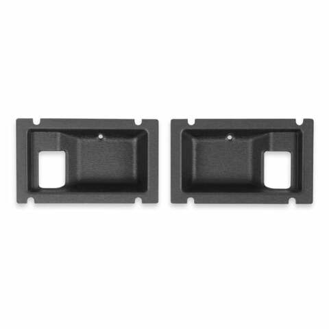 Fits 1978-1980 Chevrolet C10; C/K Inside Door Handle Bezel Set - Black 04-226