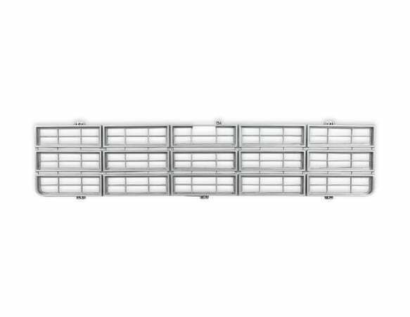 77-79 Chevy C/K Series Pickup Chevy Grille-w/o Bowtie-Silver 04-310