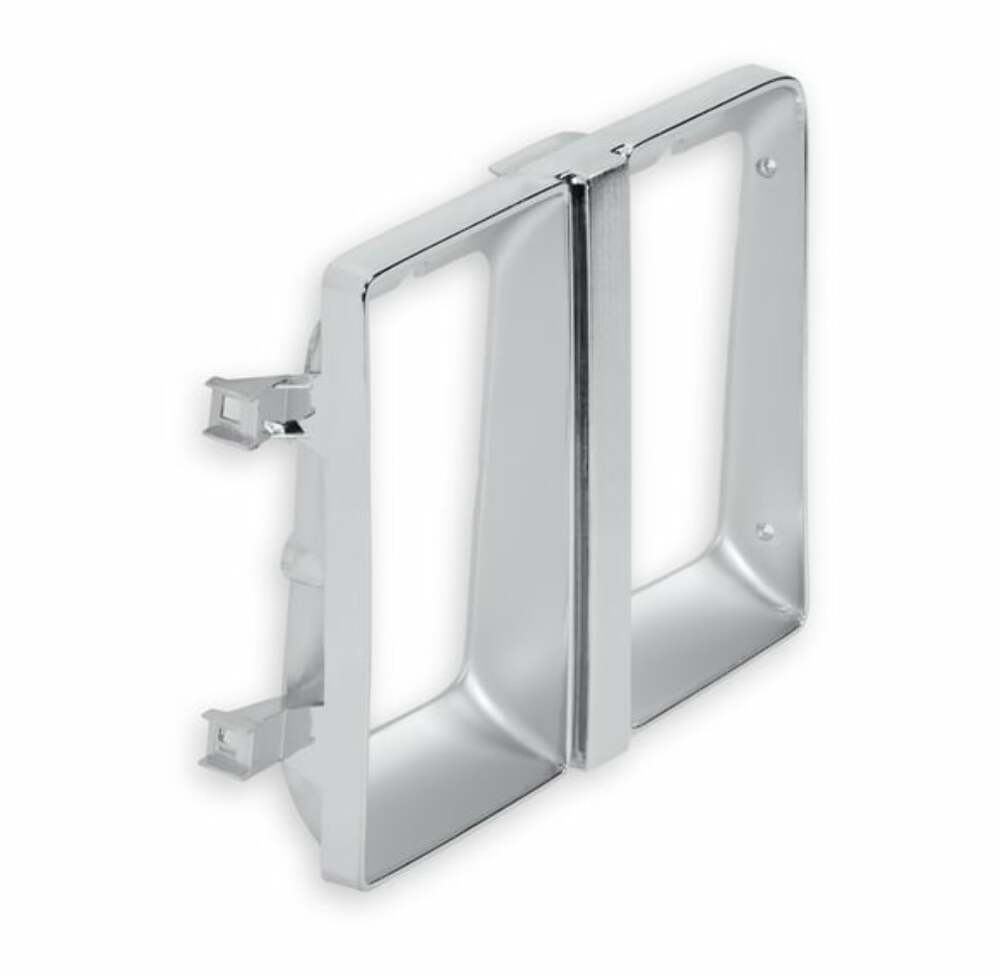 81-82 C/K Series Pickup Headlight Bezel-Dual Rectangle-Lh 04-329 chrome