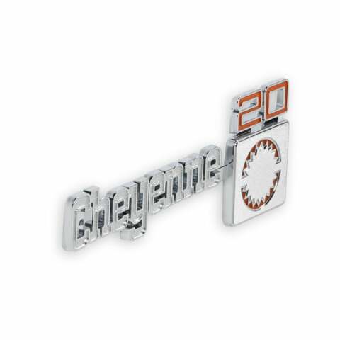 1975-1980 C/K Series Pickup; C/K Fender Badge Pair - Cheyenne 20 04-540