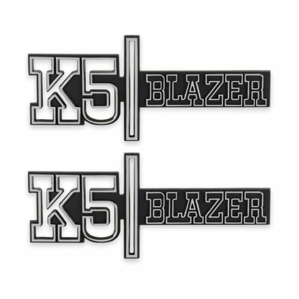 1973-1974 Blazer; K5 Fender Badge Pair - Blazer 4Wd 04-547