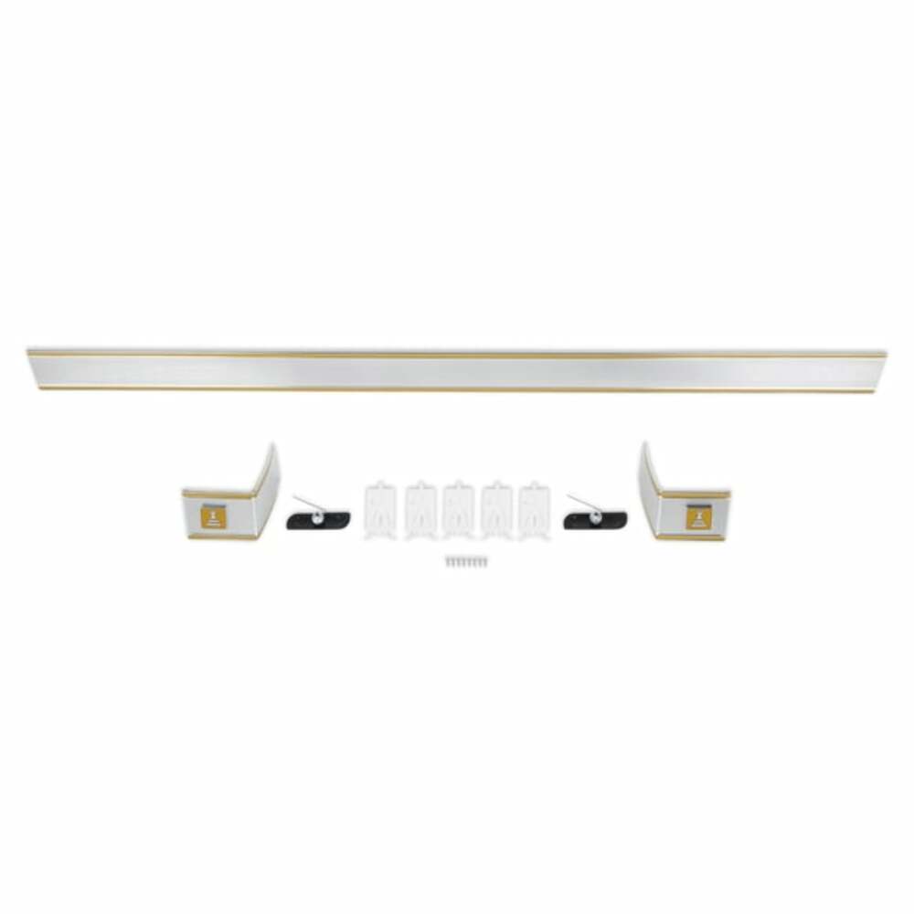 1977 C/K Series Pickup; C/K Rear Cab Molding Set - Camper Special 04-559 aluminum