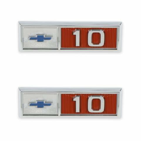 1965 C/K Series Pickup; C/K Fender Badge Pair - Chevy 10 04-570