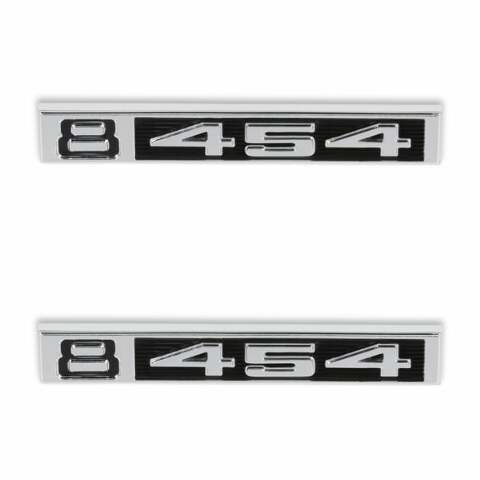 1969-1972 C/K Series Trucks; C/K Fender Badge Pair - 8/454 04-584