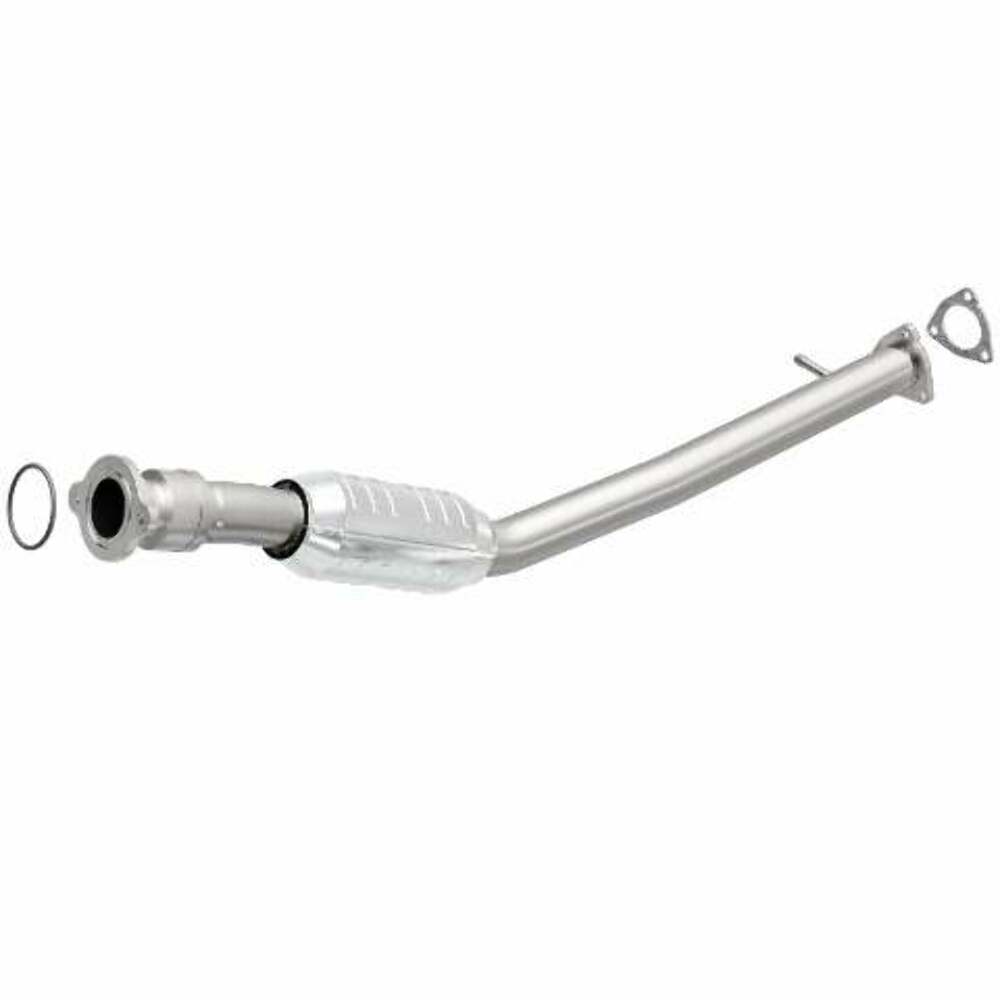 MagnaFlow direct-fit catalytic converter fits 2005-2009 Chevrolet Equinox and 2006-2009 Pontiac Torrent, this and 2005-2006 Equinox 3.4L stainless steel Federal EPA compliant OBDII