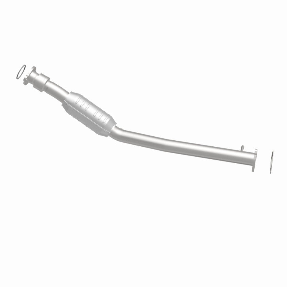 MagnaFlow direct-fit catalytic converter fits 2005-2009 Chevrolet Equinox and 2006-2009 Pontiac Torrent, this and 2005-2006 Equinox 3.4L stainless steel CARB compliant OBDII 49220