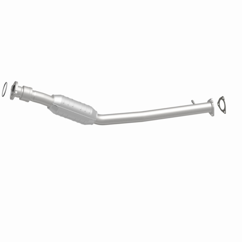 MagnaFlow direct-fit catalytic converter fits 2005-2009 Chevrolet Equinox and 2006-2009 Pontiac Torrent, this and 2005-2006 Equinox 3.4L stainless steel CARB compliant OBDII 49220