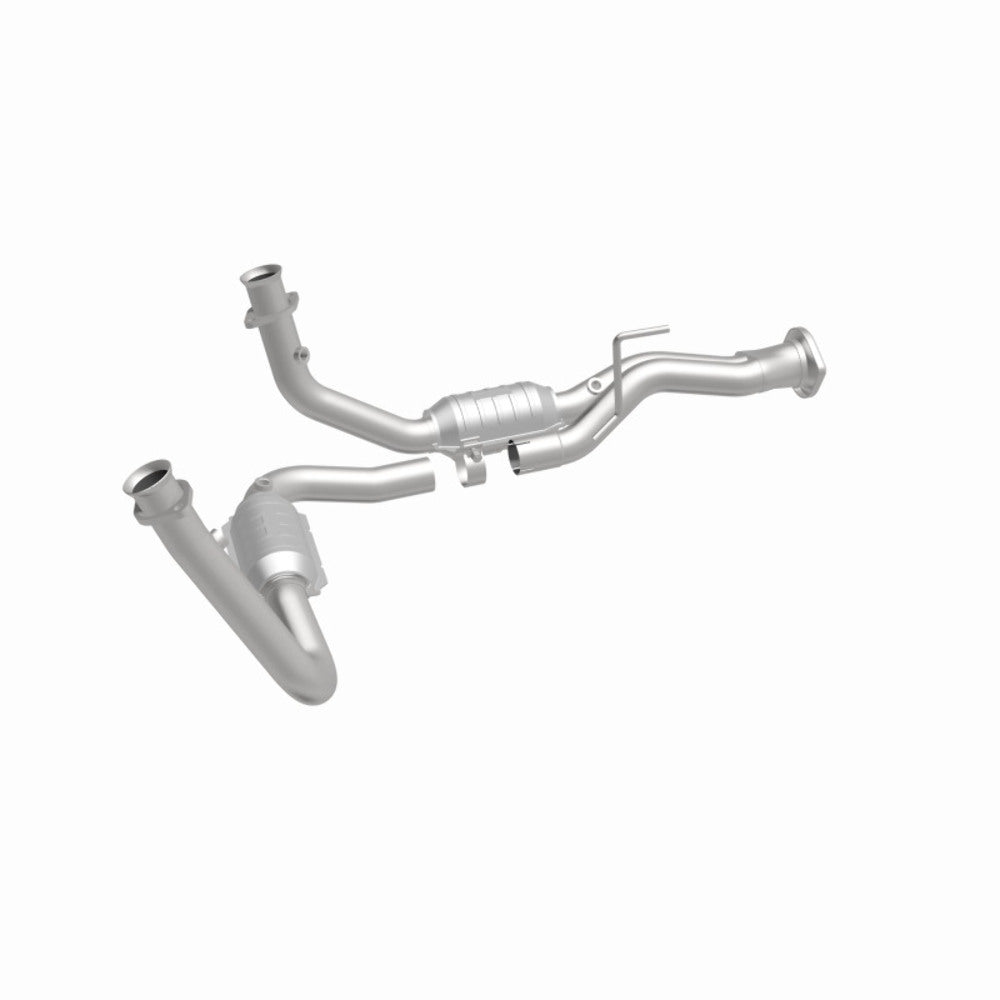 MagnaFlow direct-fit catalytic converter for 2005-2006 Jeep Cherokee 3.7 inch inlet/outlet stainless steel CARB compliant 49687