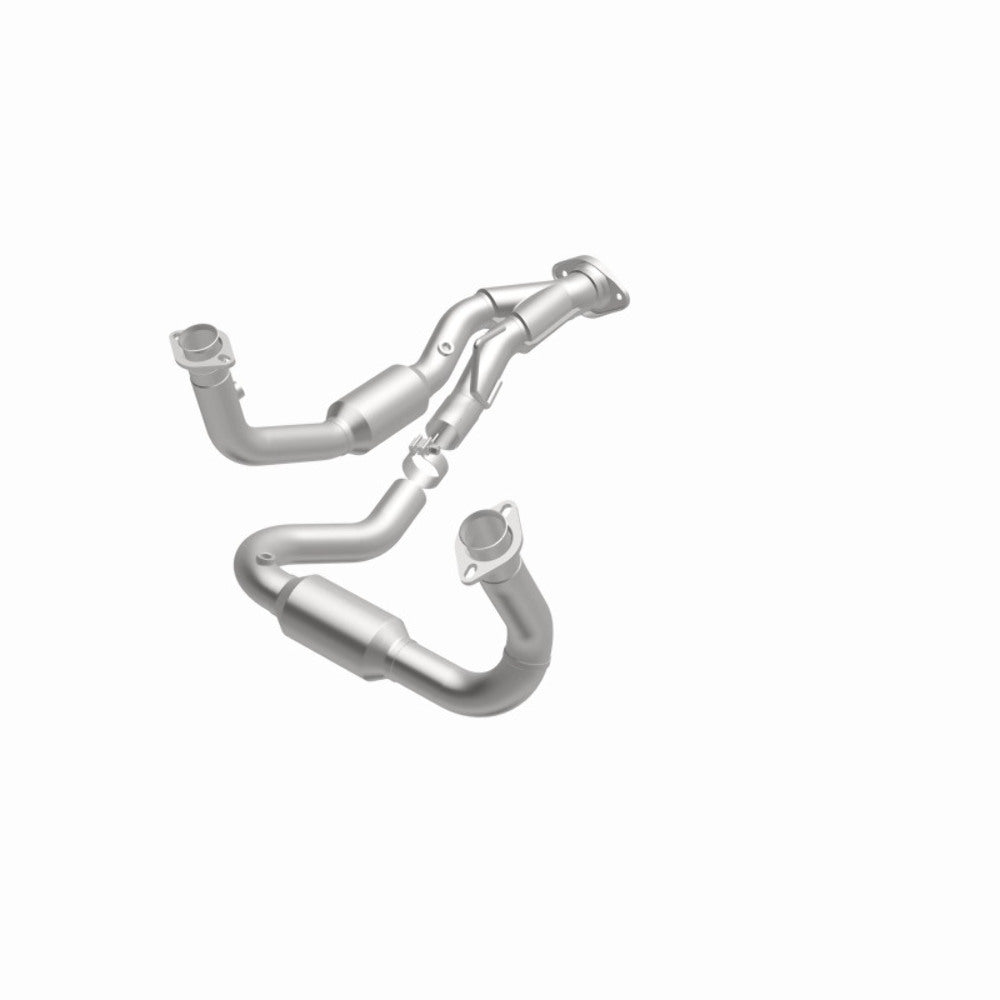 MagnaFlow direct-fit catalytic converter for 2005-2006 Jeep Cherokee 4.7 inch inlet/outlet stainless steel CARB compliant 49686