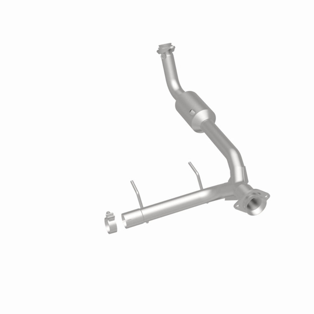 MagnaFlow direct-fit catalytic converter fits 2005-2006 Lincoln Navigator 5.4L passenger side 5.4L passenger side stainless steel CARB compliant OBDII 52508