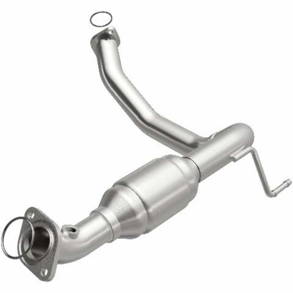 MagnaFlow direct-fit catalytic converter fits 2003-2009 Toyota 4Runner and 2007-2009 Toyota FJ Cruiser, this and 2005-2007 4-Run/FJ driver side rr driver side stainless steel Feder