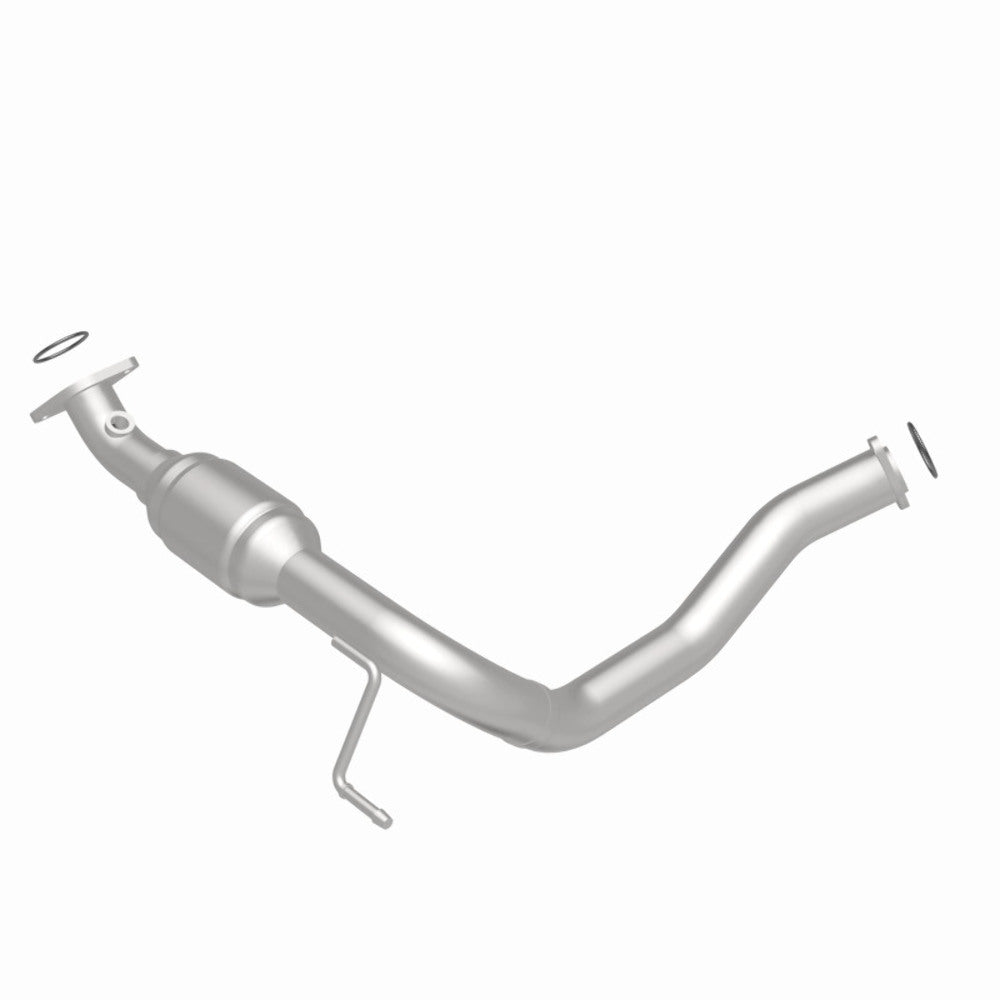 MagnaFlow direct-fit catalytic converter fits 2003-2009 Toyota 4Runner and 2007-2009 Toyota FJ Cruiser, this and 2005-2007 4-Run/FJ driver side rr driver side stainless steel CARB
