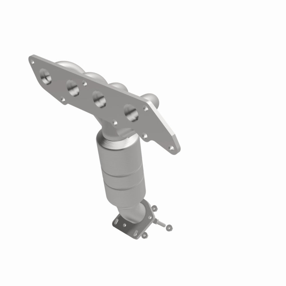 MagnaFlow direct-fit catalytic converter fits 2005-2012 Ford Escape, 2005-2011 Mercury Mariner, and more, this and 2005-2007 Escape 2.3 mani 2.3 inch inlet/outlet stainless steel F