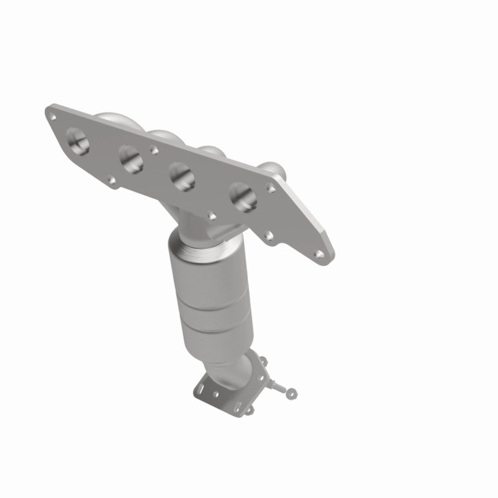 MagnaFlow direct-fit catalytic converter fits 2005-2012 Ford Escape, 2005-2011 Mercury Mariner, and more, this and 2005-2007 Escape 2.3 mani 2.3 inch inlet/outlet stainless steel F